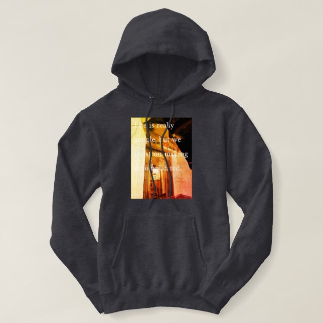 quote hoodie (Design Front)