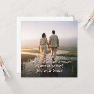 Quote - Love and Adventure Card