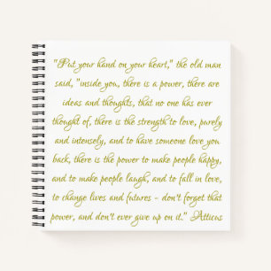 Quote Notebook - Atticus