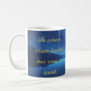 Quote of Silence Mug