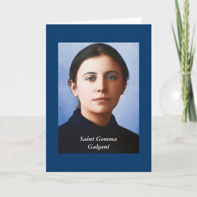 Quote of the day Saint Gemma Galgani Card (Front)