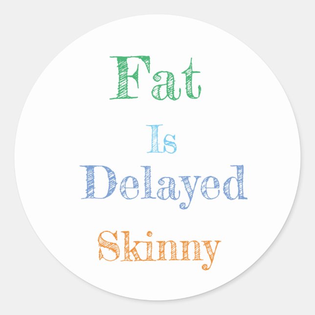 Quote of the day Sticker (Front)