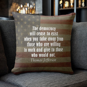 Quote on Democracy, Socialism and Taxes Cushion