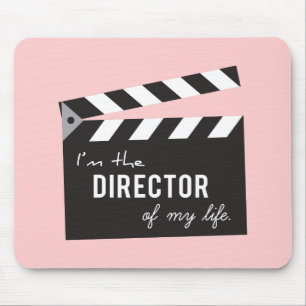 Quote on life, Director Action Board, Slate Mouse Mat