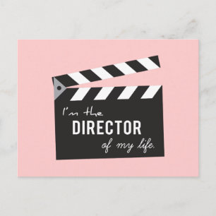 Quote on life, Director Action Board, Slate Postcard