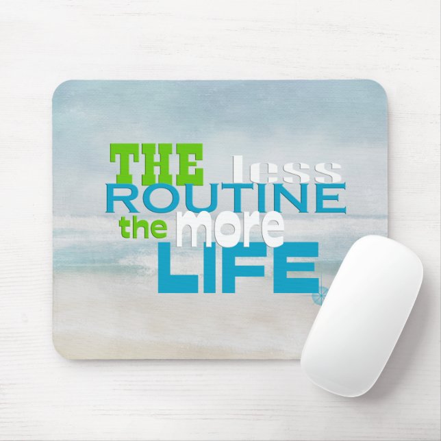 Quote on Watercolor Mouse Mat (With Mouse)