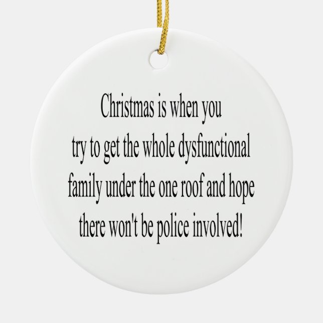 Quote Ornament for Christmas (Front)