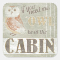 Quote | Owl Be At The Cabin