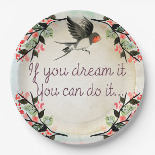 Quote Paper Plate