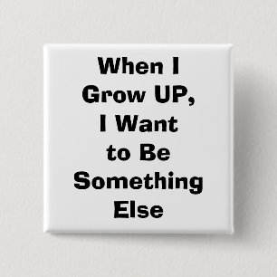 quote, parenting 15 cm square badge