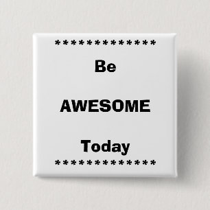 quote, parenting 15 cm square badge