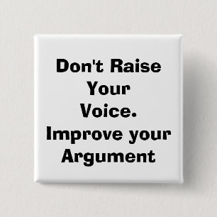 quote, parenting 15 cm square badge