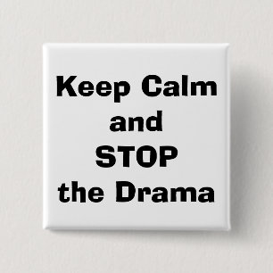 quote, parenting 15 cm square badge