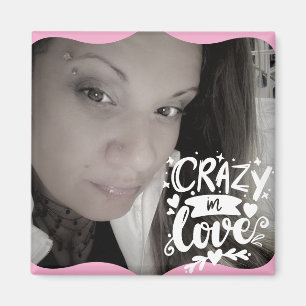 Quote Photo Valentine’s Day Quote Pink Magnet