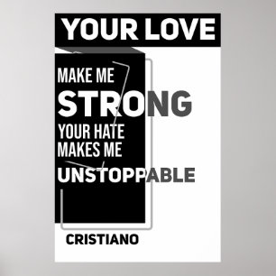 quote player football motivation poster