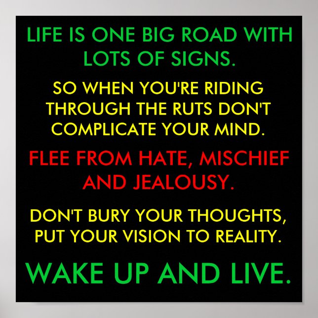 QUOTE POSTER (Front)