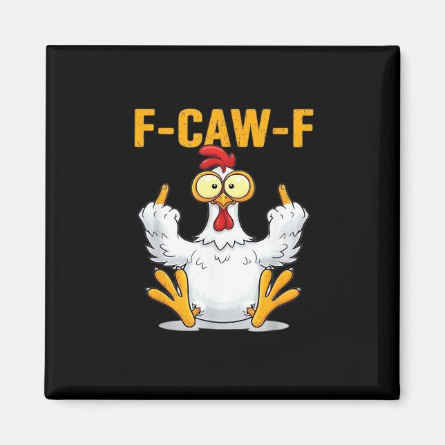 Quote Rooster Meme Classic Magnet (Front)