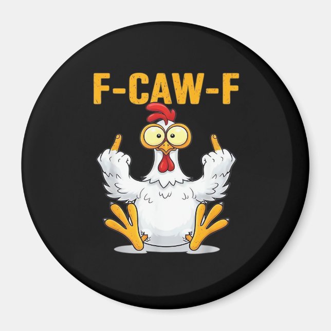 Quote Rooster Meme Classic Magnet (Front)