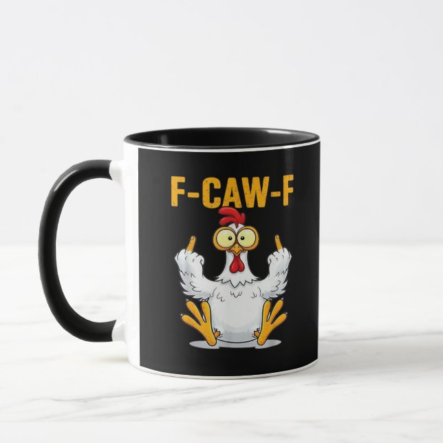 Quote Rooster Meme Classic Mug (Left)