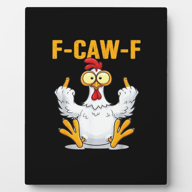 Quote Rooster Meme Classic Plaque (Front)