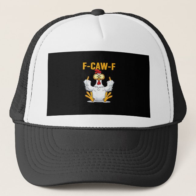 Quote Rooster Meme Classic Trucker Hat (Front)