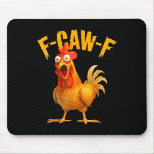 Quote Rooster Meme Mouse Mat