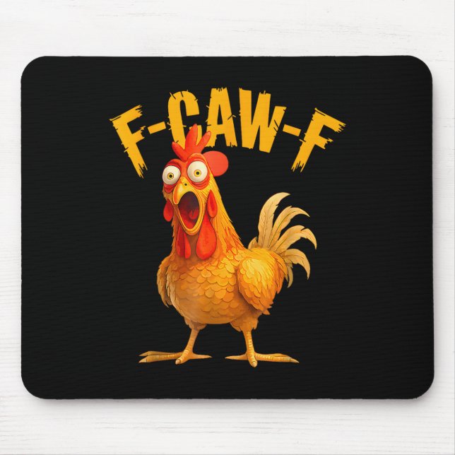 Quote Rooster Meme  Mouse Mat (Front)