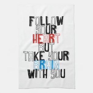 QUOTE TEMPLATES TEA TOWEL