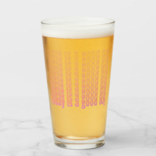 Quote Today Is A Good Day Peach And Pink Glass