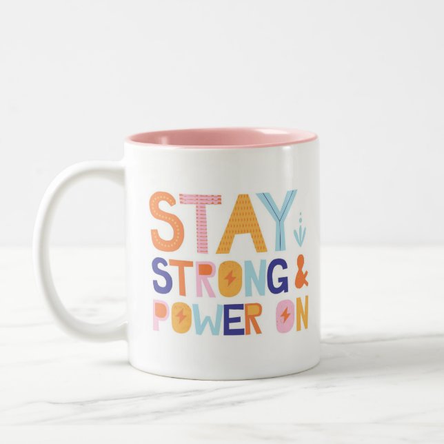 Quote Two-Tone Coffee Mug (Left)