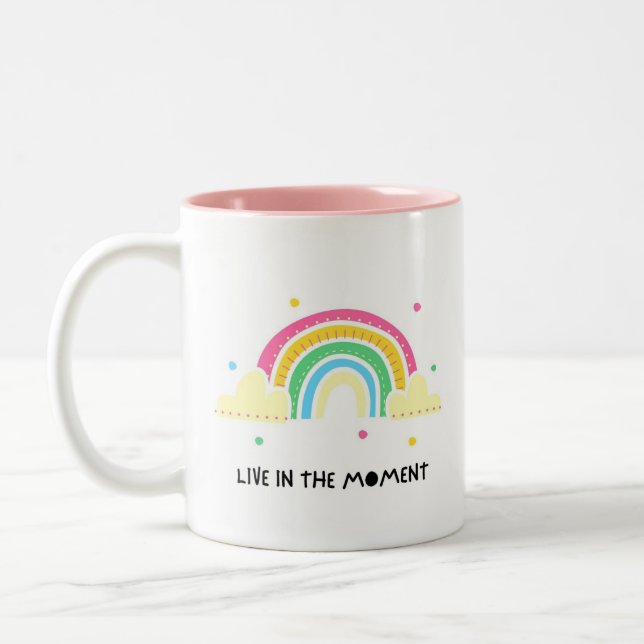 Quote Two-Tone Coffee Mug (Left)