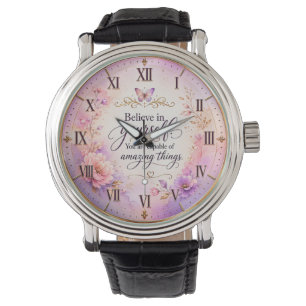 Quote Watch Design Feminine Custom Timepiece Gif