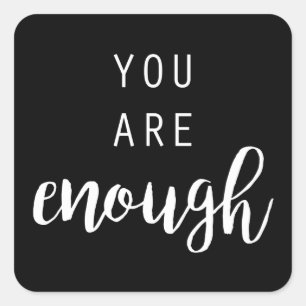 Quoteable III Square Sticker