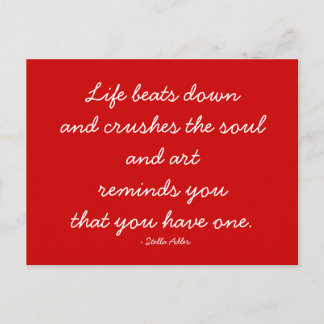 Quoteable Postcard - Art and Soul