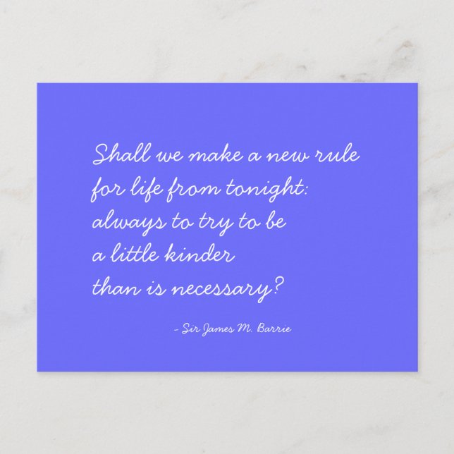 Quoteable Postcard - Kindness, Family, Friendship (Front)