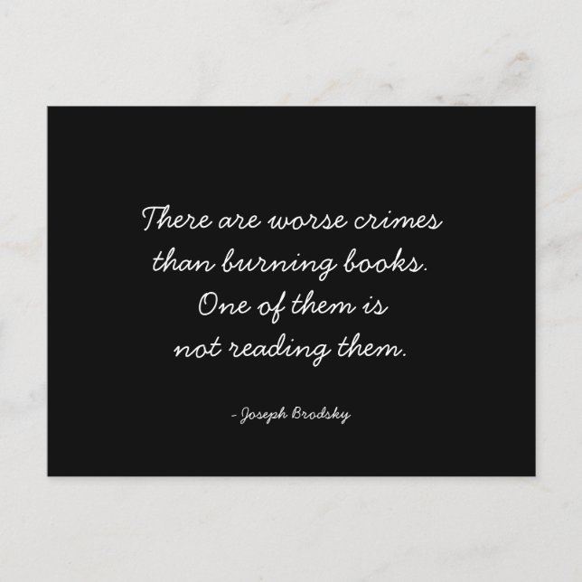 Quoteable Quotes - Advice and Observations- Readin Postcard (Front)