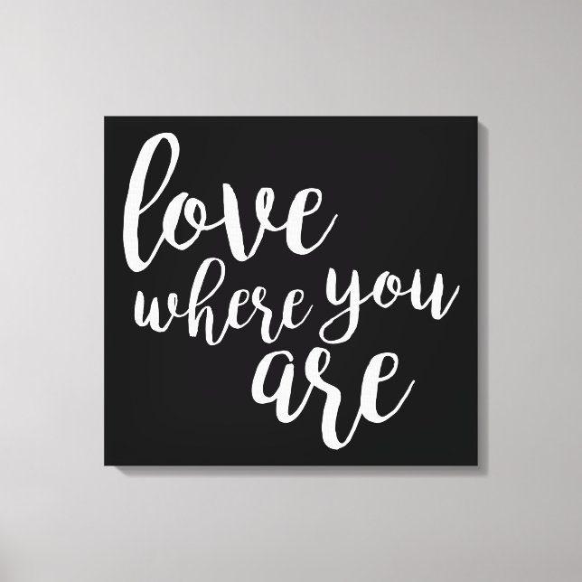 Quoteable V Canvas Print (Front)