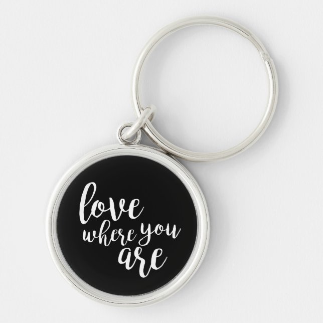 Quoteable V Key Ring (Front)