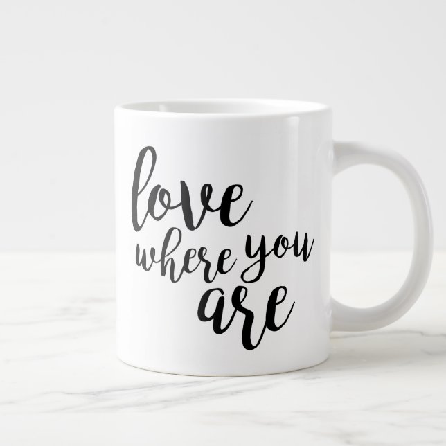 Quoteable V Large Coffee Mug (Right)
