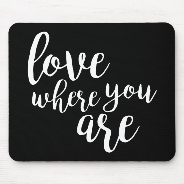 Quoteable V Mouse Mat (Front)
