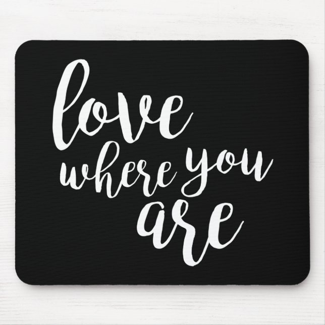 Quoteable V Mouse Mat (Front)