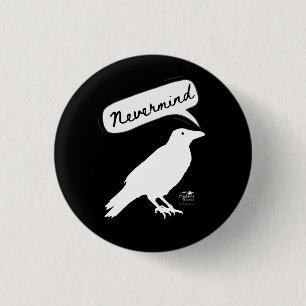 Quoted Badly- Edgar Allen Poe The Raven Pin
