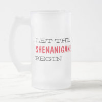 Quoted Template Frosted Glass Beer Mug
