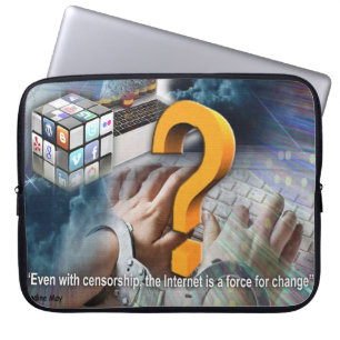 Quotes about the Internet Laptop Sleeve