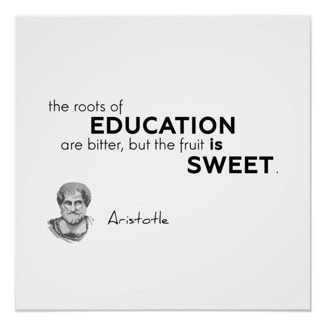 QUOTES: Aristotle: Education Poster (Front)