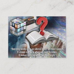 Quotes Around Books Enclosure Card