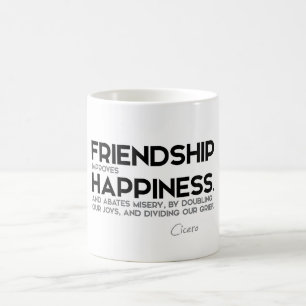 QUOTES: Cicero - Friendship Coffee Mug