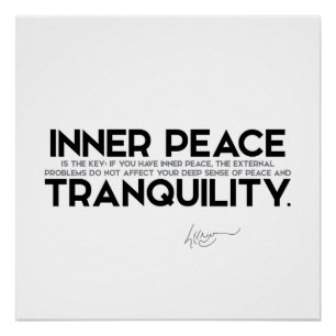QUOTES: Dalai Lama - Inner Peace Poster