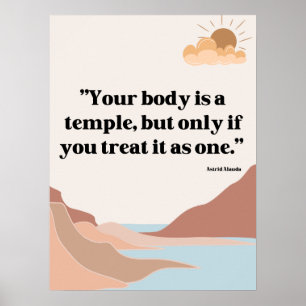 Quotes for medical center and hospital Poster