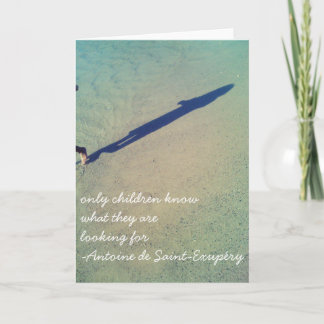 Quotes from The Little Prince/Le Petit Prince Card